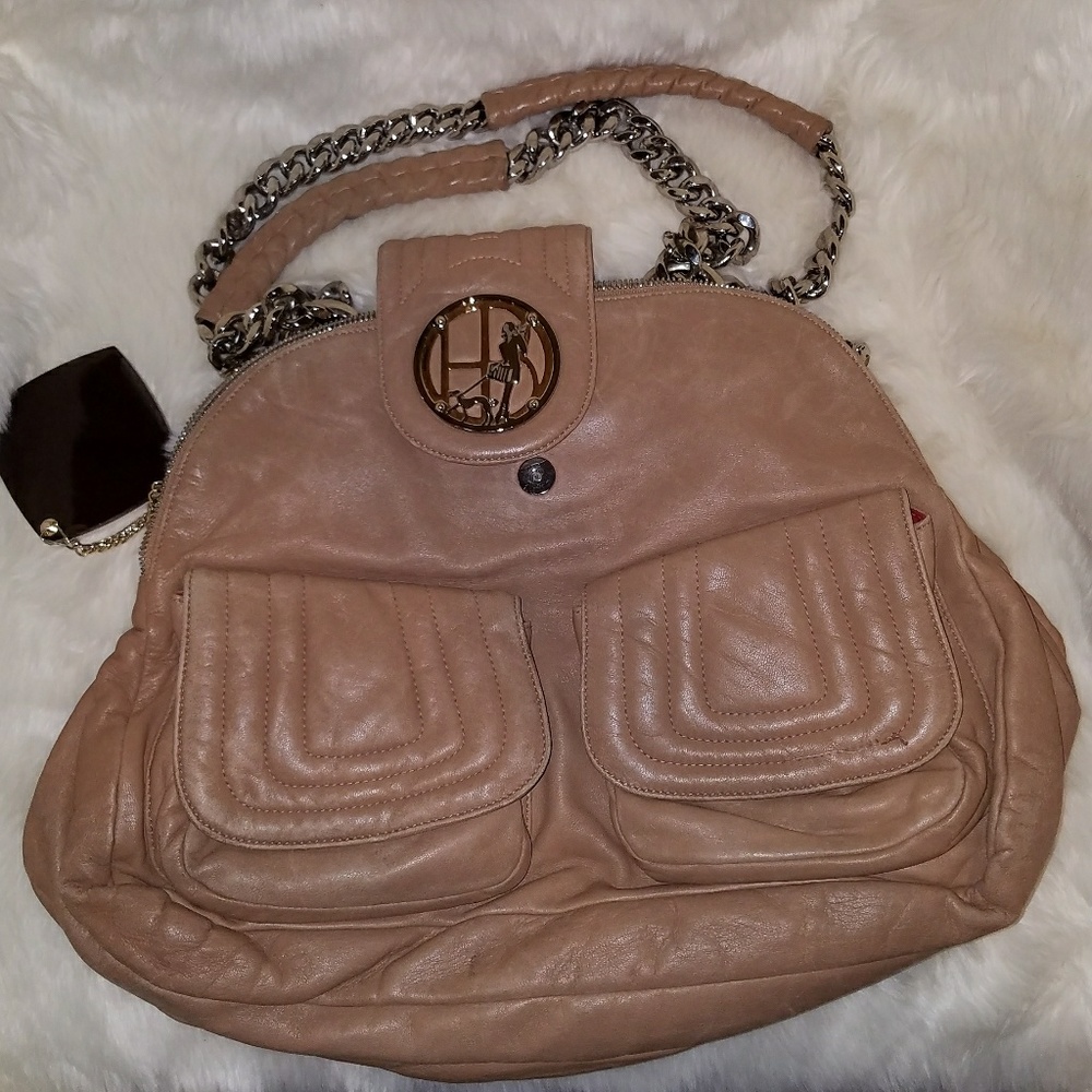 Henri Bendel tan leather purse